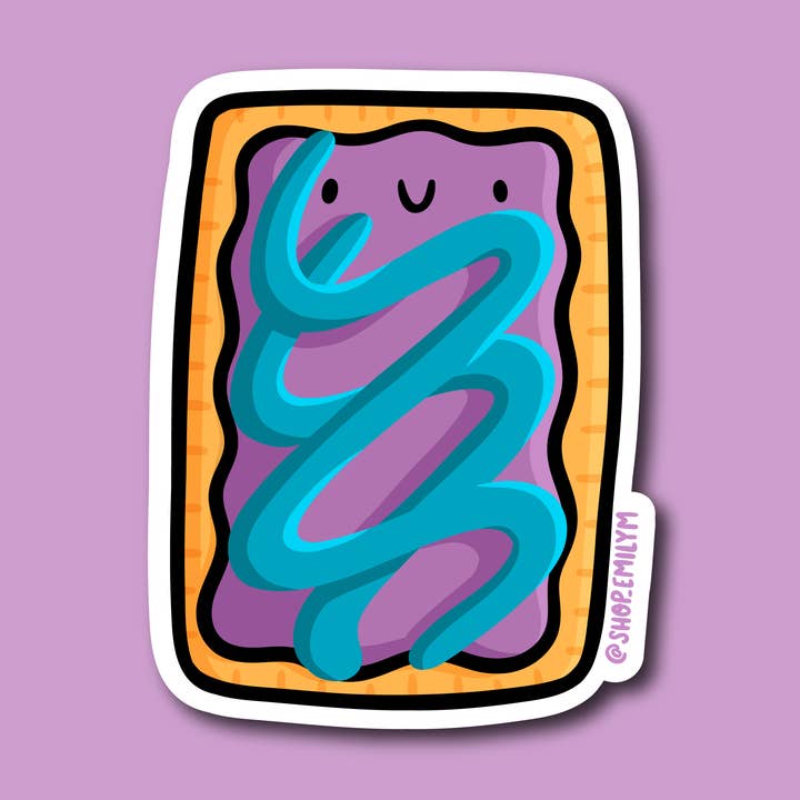 Wild Berry Pastry Vinyl Sticker for wholesale by Shop Emily M