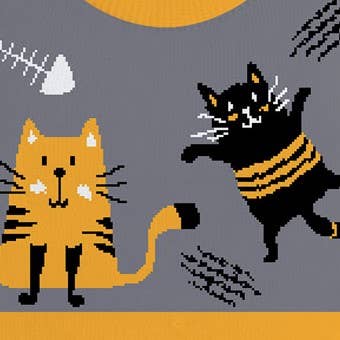 KYLIE CRAZY - Wholesale Socks - Women's - CATS invisible cotton socks, original and fun2