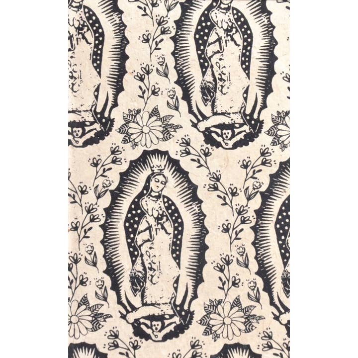 Giftsland - Wholesale Journal/Diary - 5x8 Guadalupe Jnrl, Blk/crm