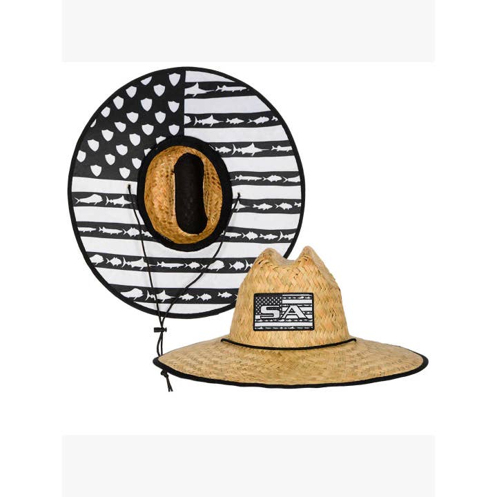 Soul of Adventure - Vendita all'ingrosso Cappello di paglia - Unisex - Cappello di Paglia Classico / Cappello da Bagnino – Ampia Tesa UPF 50+7