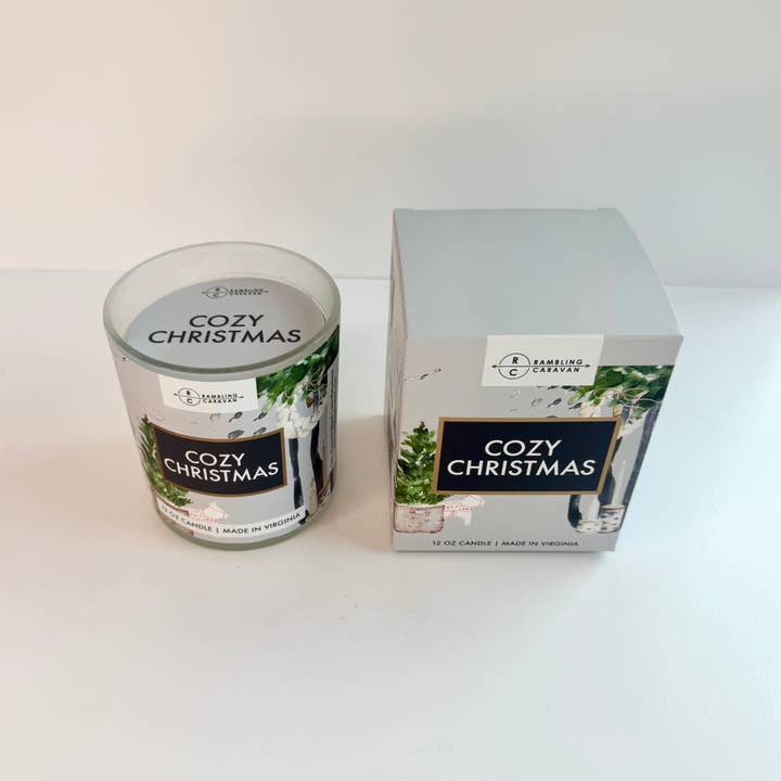 Rambling Caravan - Wholesale Jar/Filled Candle - Cozy Christmas Candle | Luxe Winter Candle Collection |3