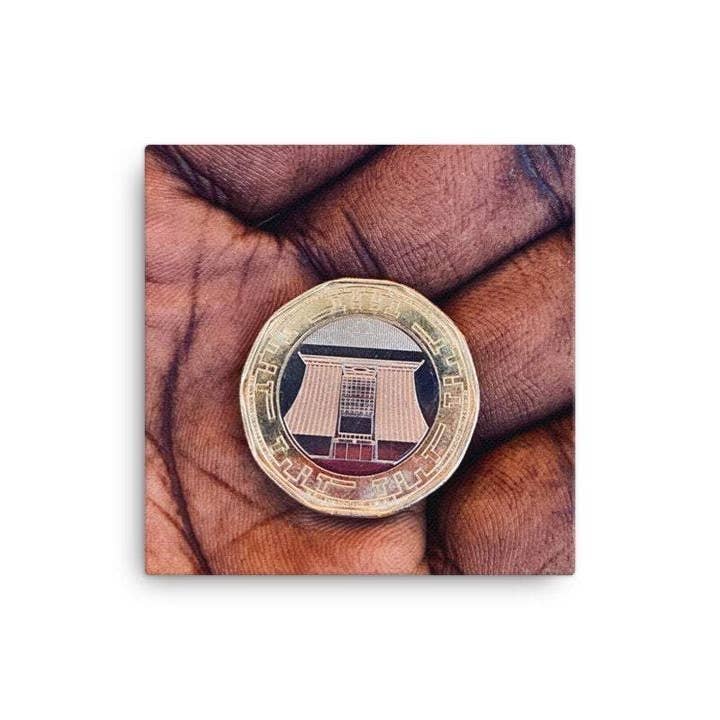 Photo Print Canvas - "Two Cedi Mint" | Wall Art for wholesale by The Copper Fruit