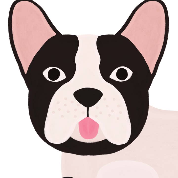 Thomas Gravereau - Wholesale Art Print - "French Bulldog" Art Print (A4 Diptych)1