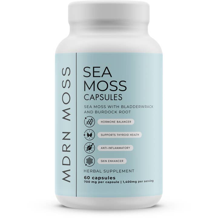 Sea Moss Capsules for wholesale by MDRN Moss