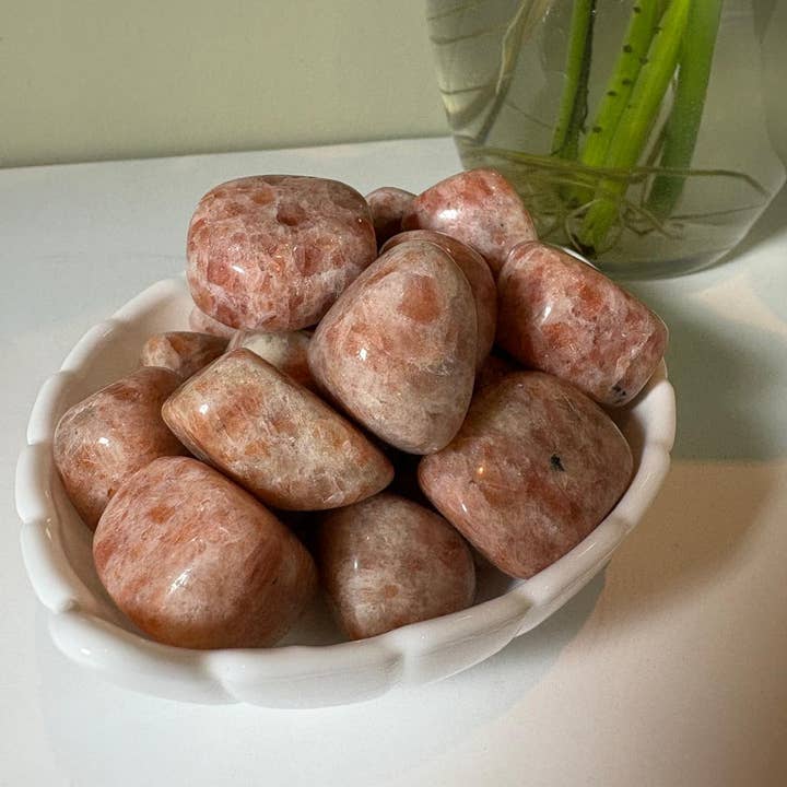 jiomind - Wholesale Spiritual Stone/Crystal - Sunstone Tumbled stone (1 pc)4