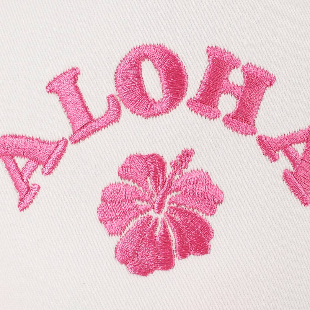 Fashion City - Wholesale Trucker Hat - Unisex - Aloha Tropical Design Embroidery Trucker Hat8