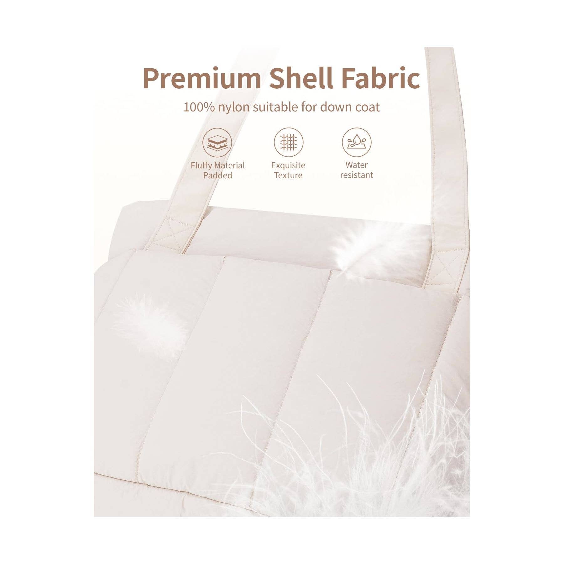 NARWEY INC - Vendita all'ingrosso Borsa tote - Donna - Borsa da viaggio Narwey Puffer per donne, adatta come bagaglio a mano.8