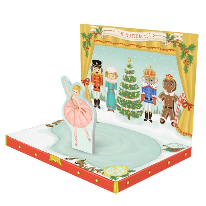 Music Box - Wholesale Christmas Card - No.1 | The Nutcracker Music Box Card2