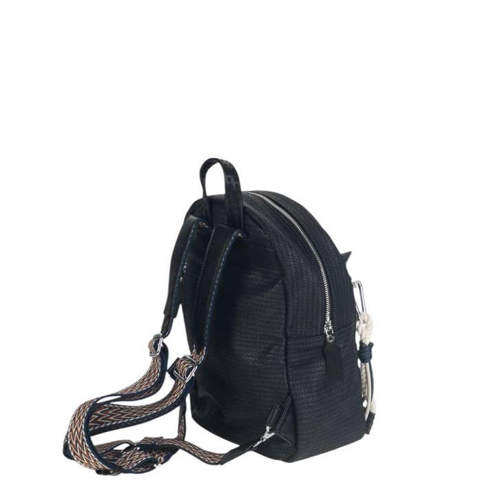 Volum Bags - Wholesale Top Handle Bag - Women's - URBAN ACHIOTE BACKPACK P.U. LEATHER BLACK2