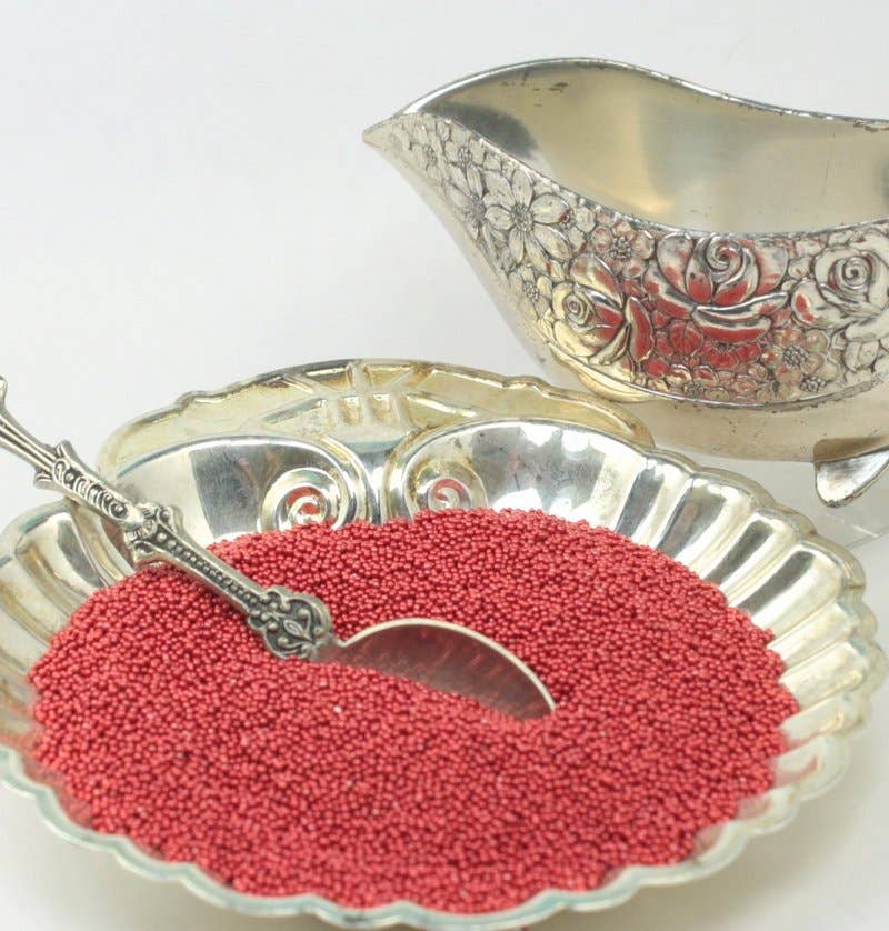 rouge Rouge - Perles décoratives en verre pour artistes, ongles et loisirs créatifs en vente sur Faire3