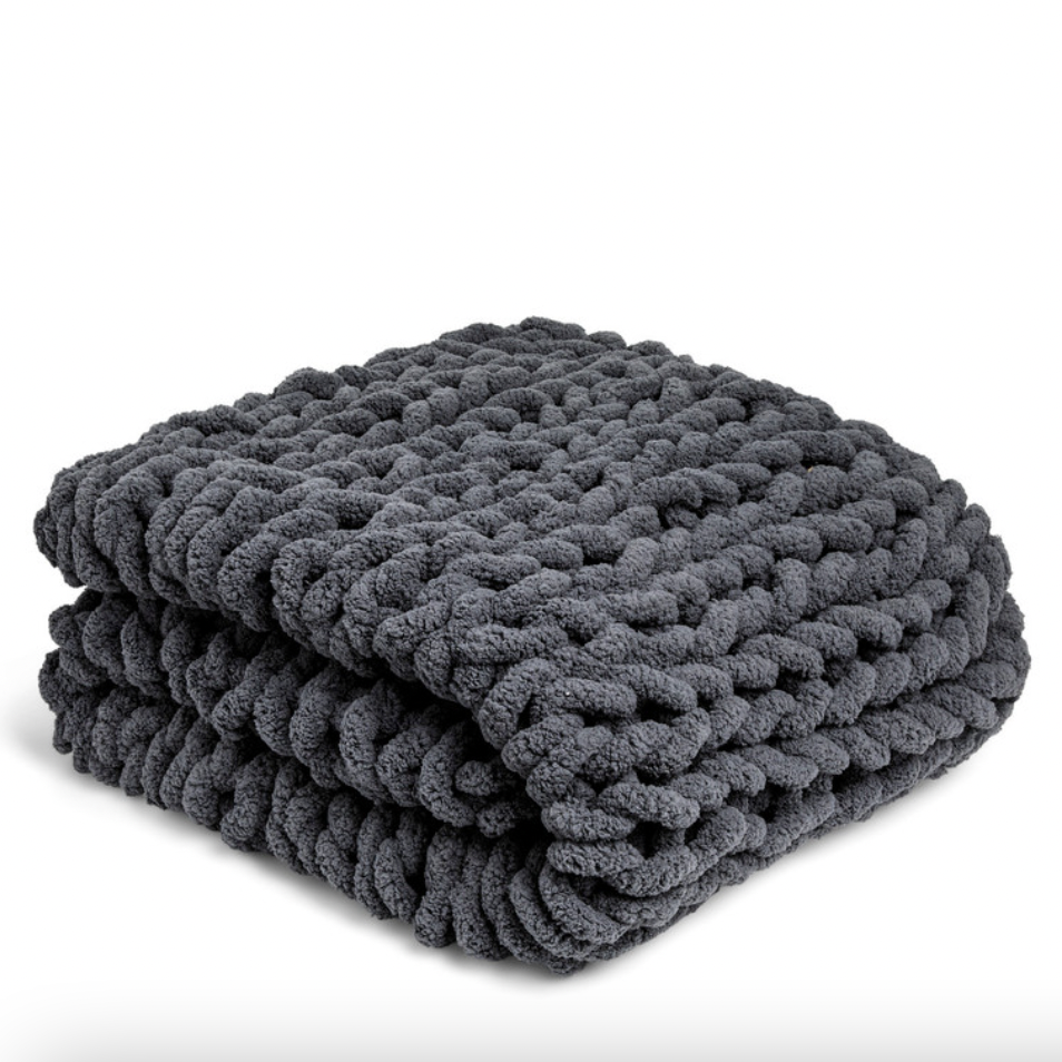 Everyday Cozy Living - Vente Plaids - Tricot épais : chenille ultra douce, 50 « x 60", plusieurs couleurs6
