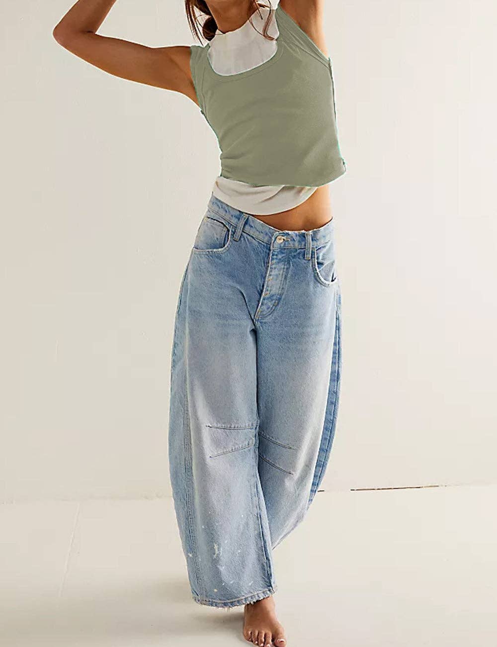 Sweetkama - Wholesale Tank Top - Women's - Ladies Solid Color Square Neck Tank Top SKT38620