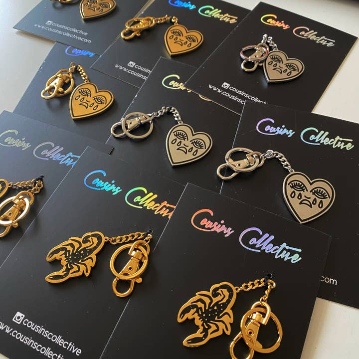 Cousins Collective – wholesale Keychain – Unisex – Scorpion Keychain Keyring - Silver2