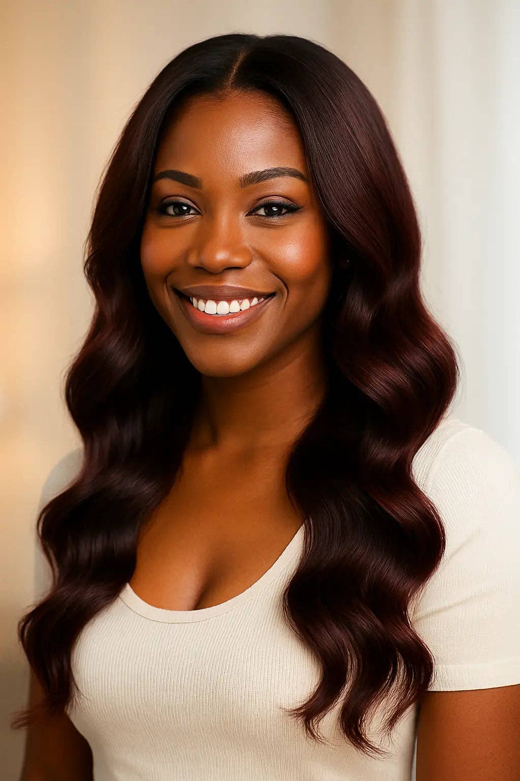 FULLY RIGHT ON BEAUTY LLC - Wholesale Hair Extensions - KIWI® Season Red Body Wave Human Hair Bundles – Sew In Hair Extensions for Natural Bouncy Look2