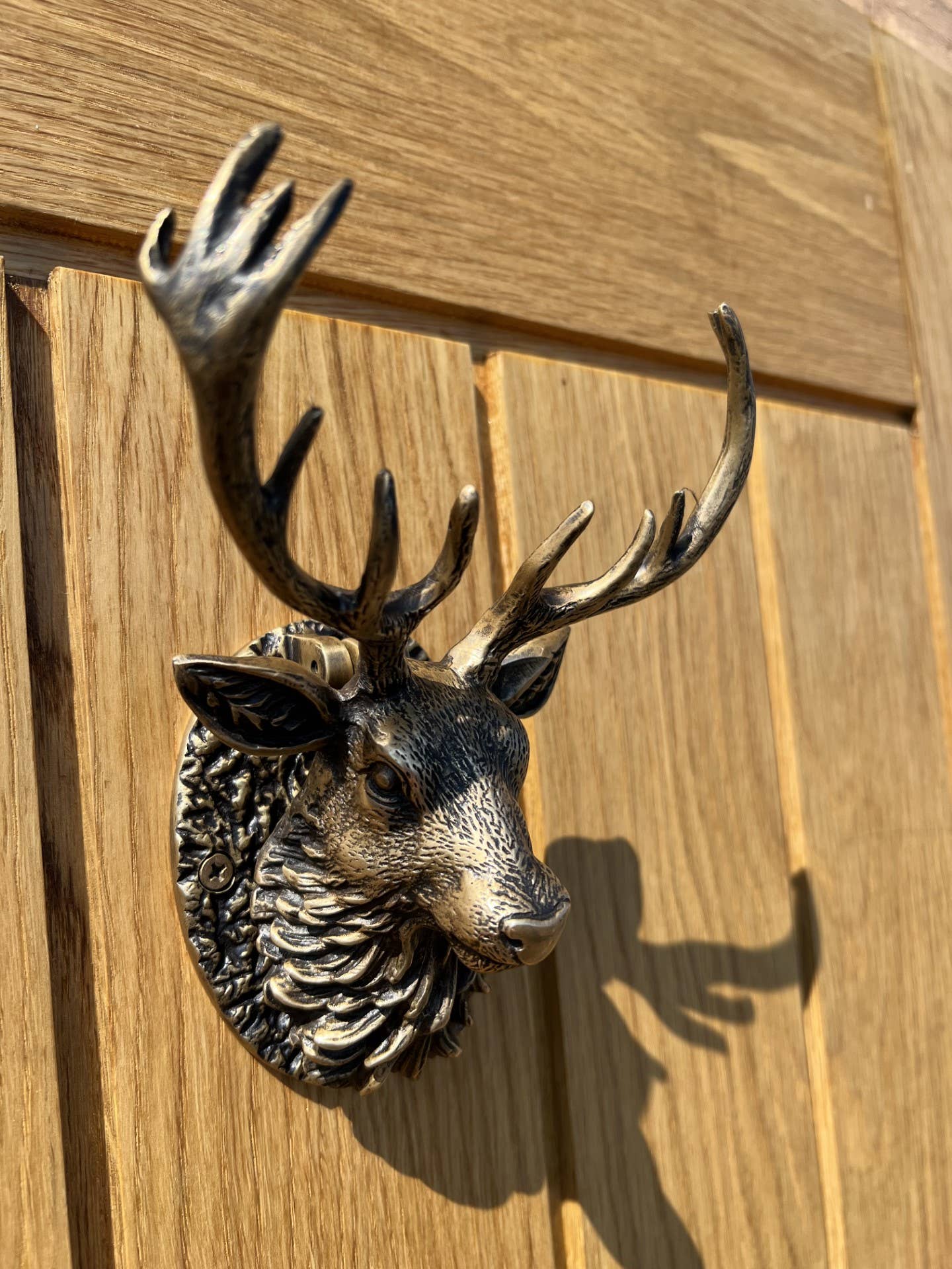 Brass bee - Wholesale Knob/pull - Stag Door Knocker - Heritage Finish5