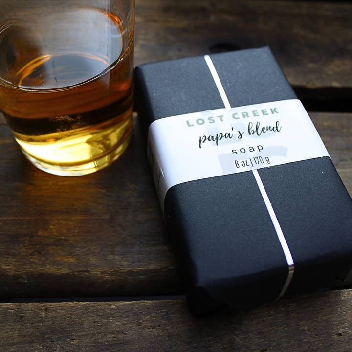 Lost Creek Bath Body Home - Wholesale Bar Soap - Men's - Papa's Blend Handcrafted Bourbon Soap1