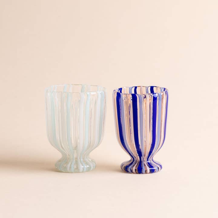 Moncada Home - Vente Verres à vin - Penelope - Verre à vin de Murano soufflé à la main (gobelet)