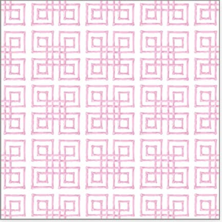 Paper Table Runner | Bamboo Fret | Pink for wholesale by WH Hostess Social Stationery