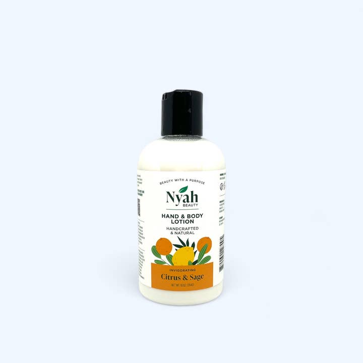 Lotion pour les mains et le corps aux agrumes et sauge pour la vente par Nyah Beauty