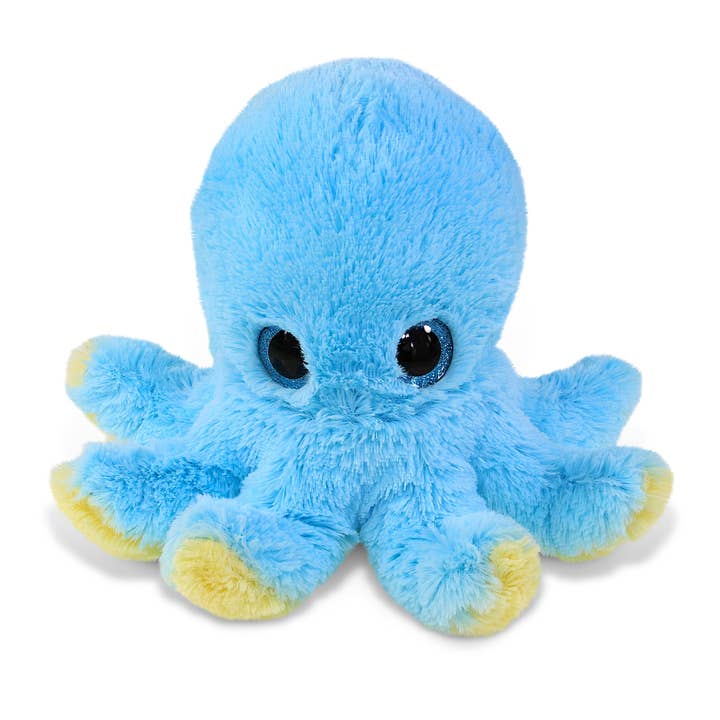 Cota Global - Vente Peluche – enfant et bébé - Peluche Grand Œil - Pieuvre Bleue