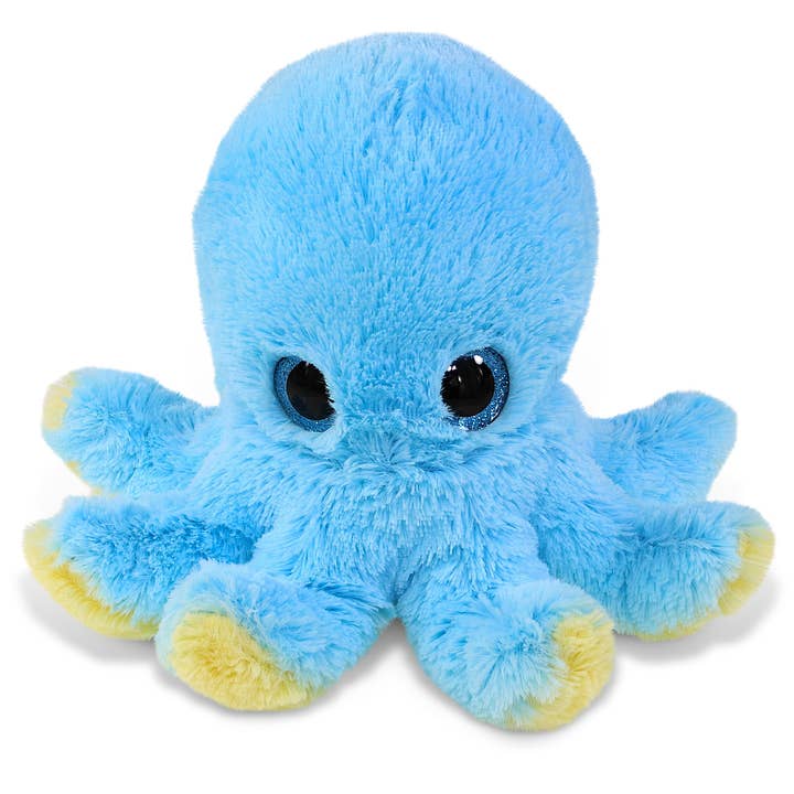 Cota Global – wholesale Fyllda/plyschleksaker - Barn och baby – Stor Ögon Plysch - Bläckfisk Blå0