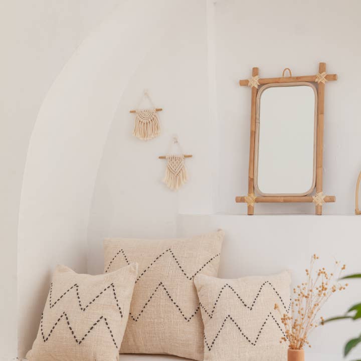 Village Thrive – wholesale Dekorativ kudde – Nya handsydd bomull kasta kudde15