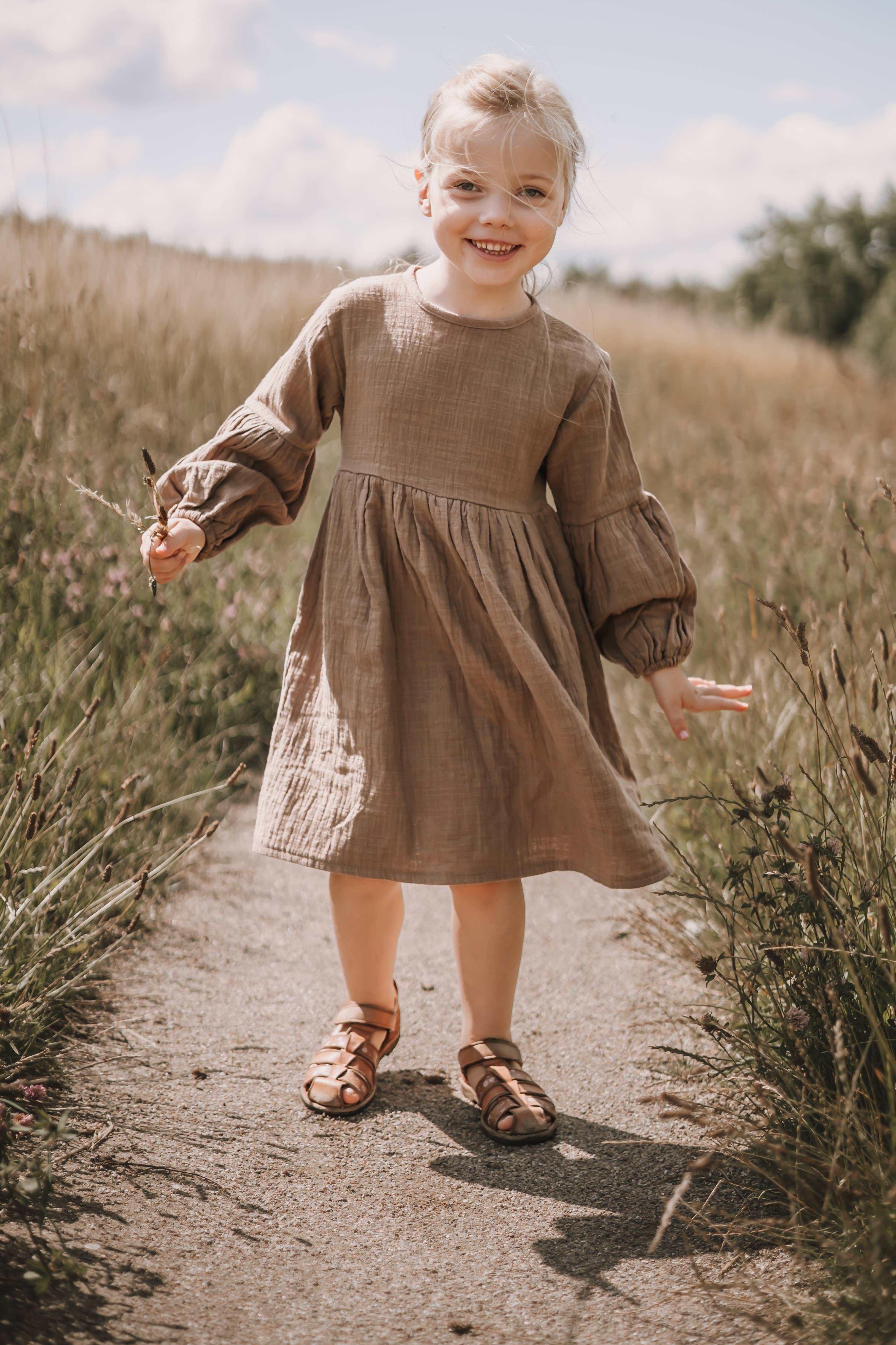 Annie & Charles - Wholesale Dress - Kids - Annie & Charles® organic cotton muslin dress NOAH3