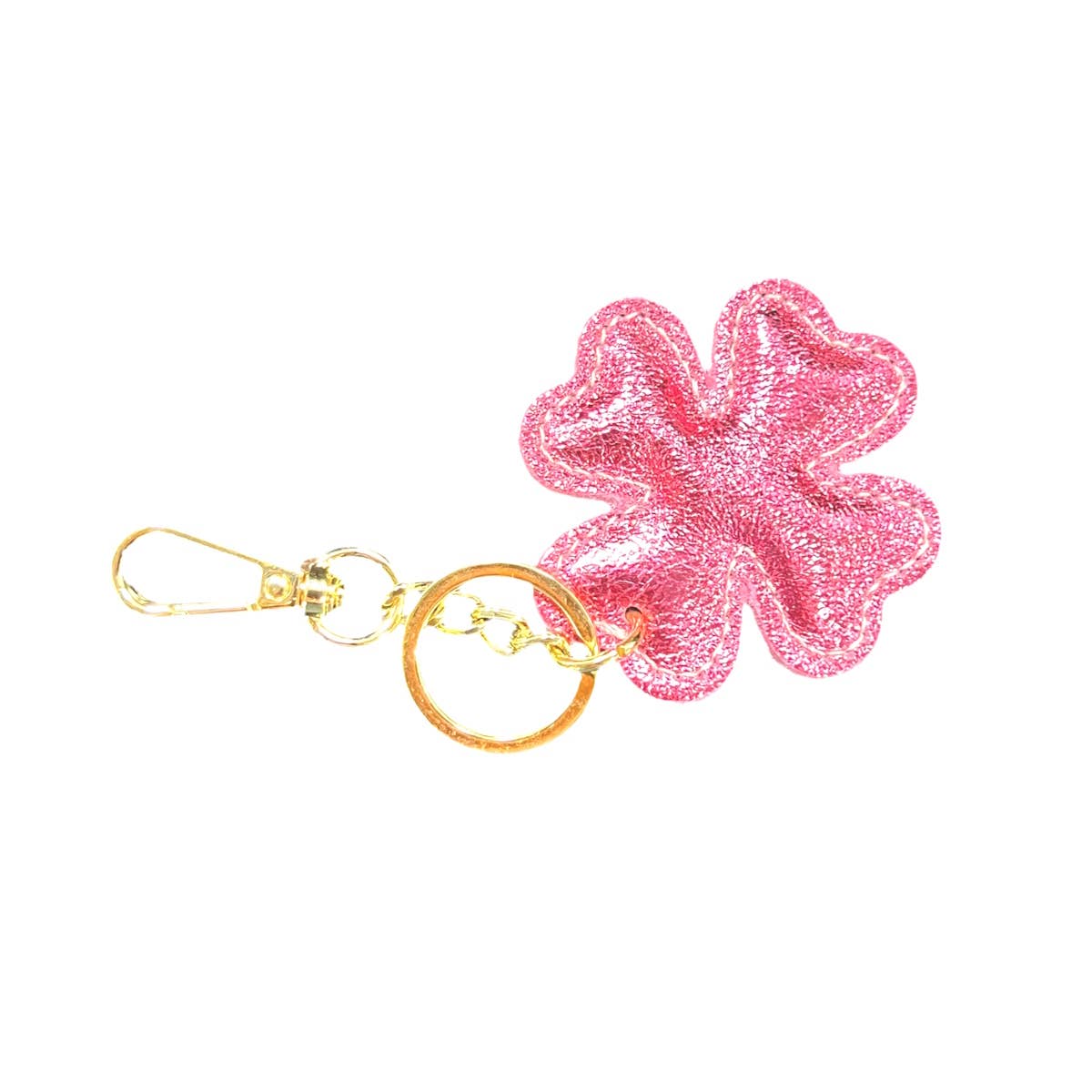 Suie Valentini srl - Wholesale Keychain - Women's - Genuine leather key chain, Lucky leaf, art. PO04LA11