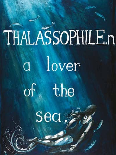 Stampa poster talassophile per la vendita all'ingrosso da parte di Driftwood Designs