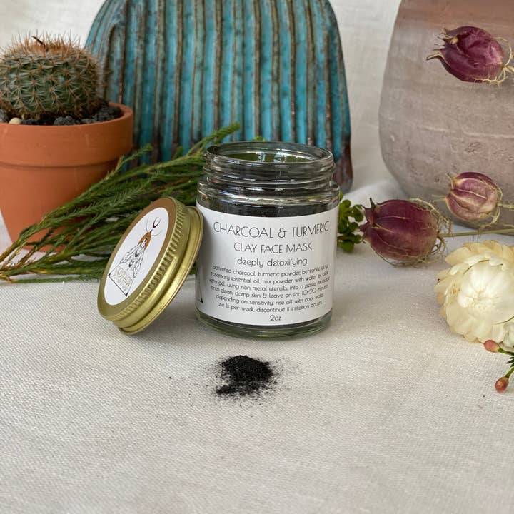 Charcoal & Turmeric Face Mask for wholesale by Sister Herb