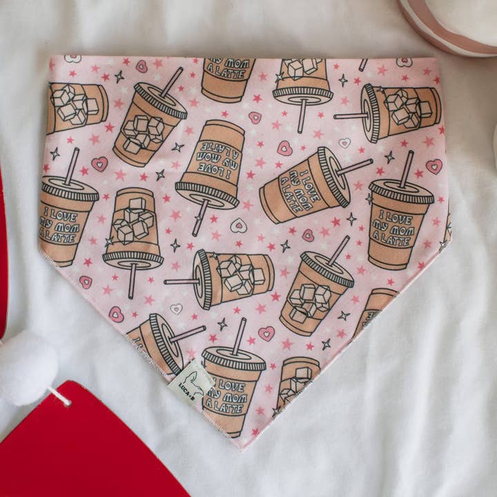 Ich liebe meine Mutter, ein Latte-Bandana für den Großhandel von Luca and B