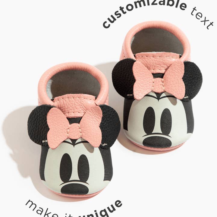 Custom Minnie Ears Baby Shoe for wholesale by Freshly Picked