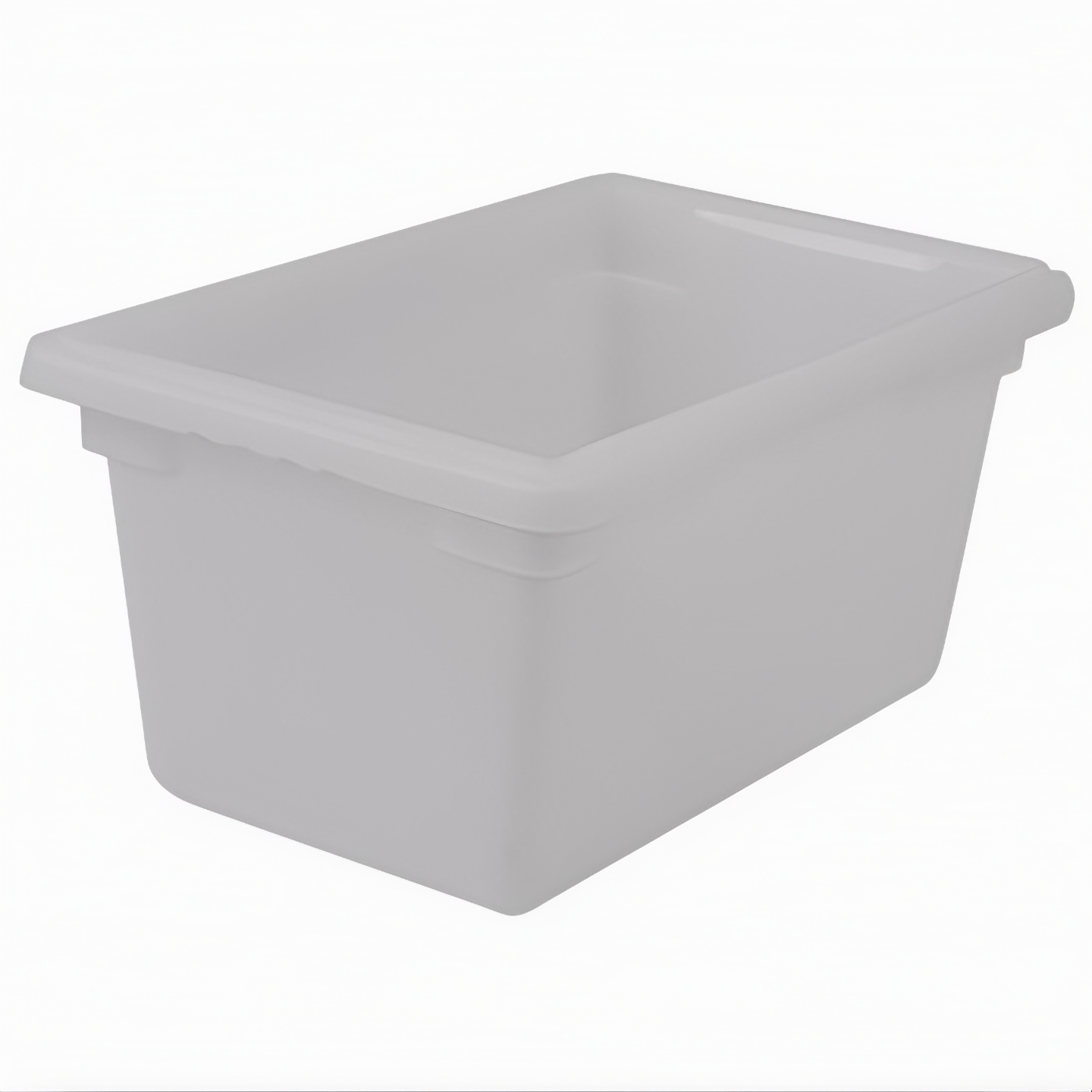 EcoQuality - Wholesale Food Storage Container - Food Storage Box, 12" x 18" x 9" Depth, 4.75-Gallon, White Polyethylene0