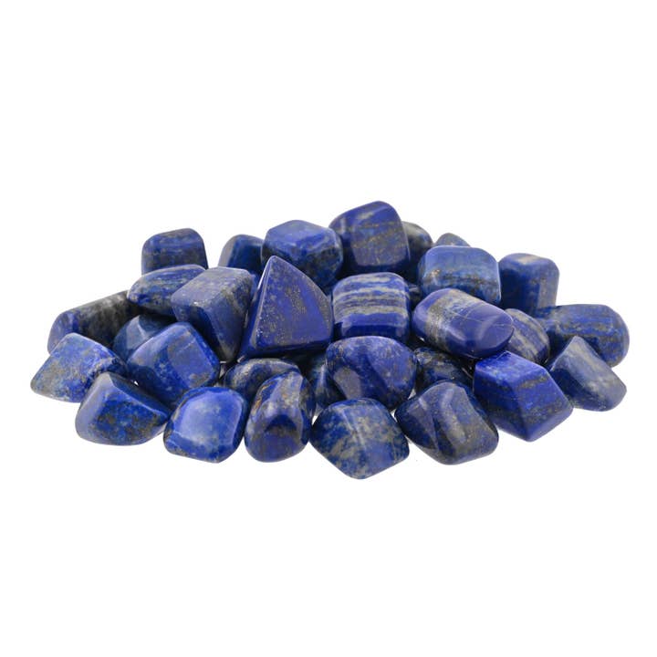 Rock Restock - Wholesale Spiritual Stone/Crystal - Lapis Lazuli Tumbled Stones - 1 lb