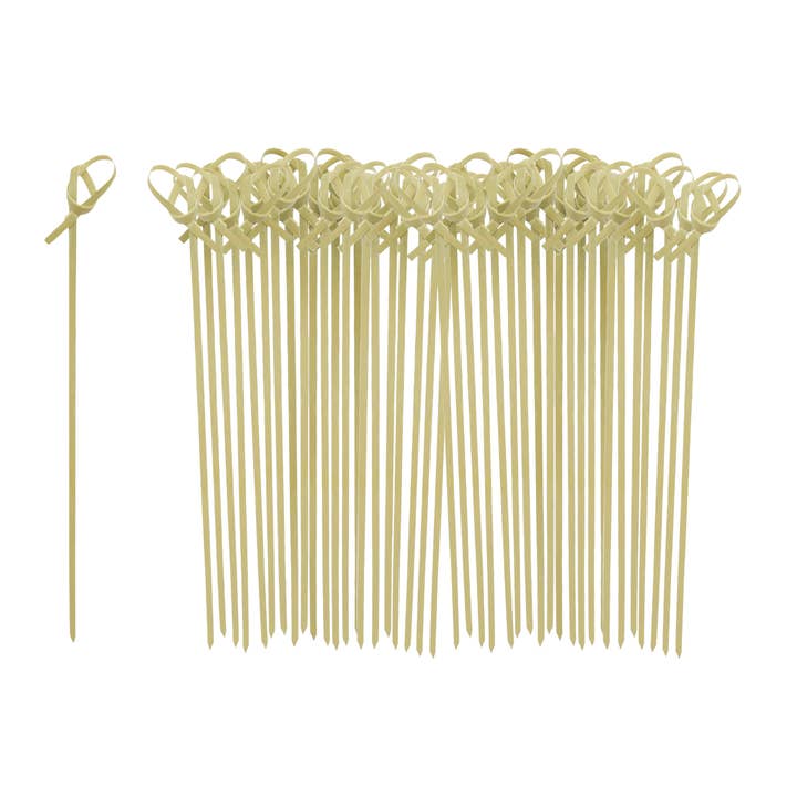 Cocktail Picks 50 pc Bamboo - 4.25" / 11 cm for wholesale by Oggi