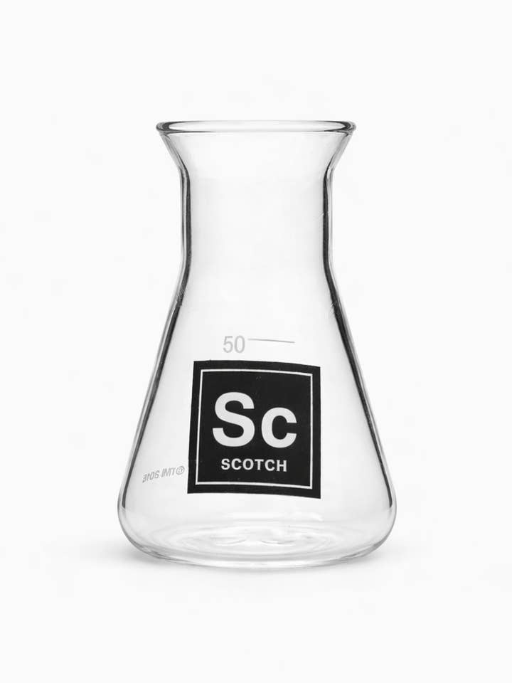 Vaso de chupito Erlenmeyer - Whisky | 80 ml/ 2,75 oz para venta al por mayor de Ted Miller Innovation
