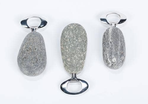 Funky Rock Designs - Wholesale Bottle/Wine Opener - Nature-Inspired Stainless Steel  Stone Bottle Opener12