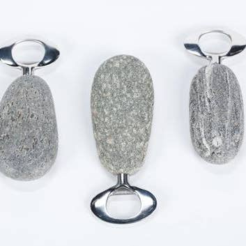 Funky Rock Designs - Wholesale Bottle/Wine Opener - Nature-Inspired Stainless Steel Stone Bottle Opener12