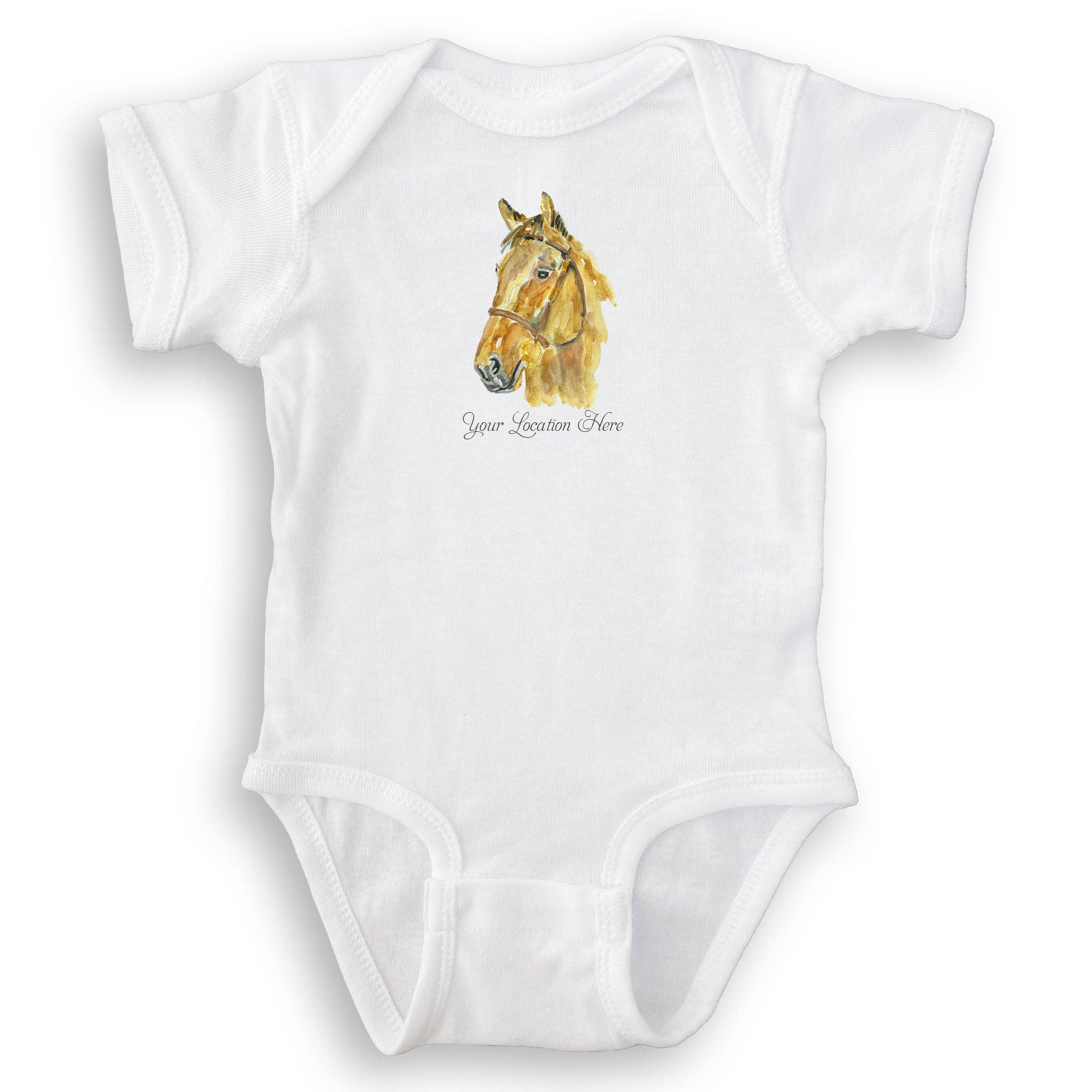 French Graffiti - Wholesale Tea Towel - Horse Head with Location14