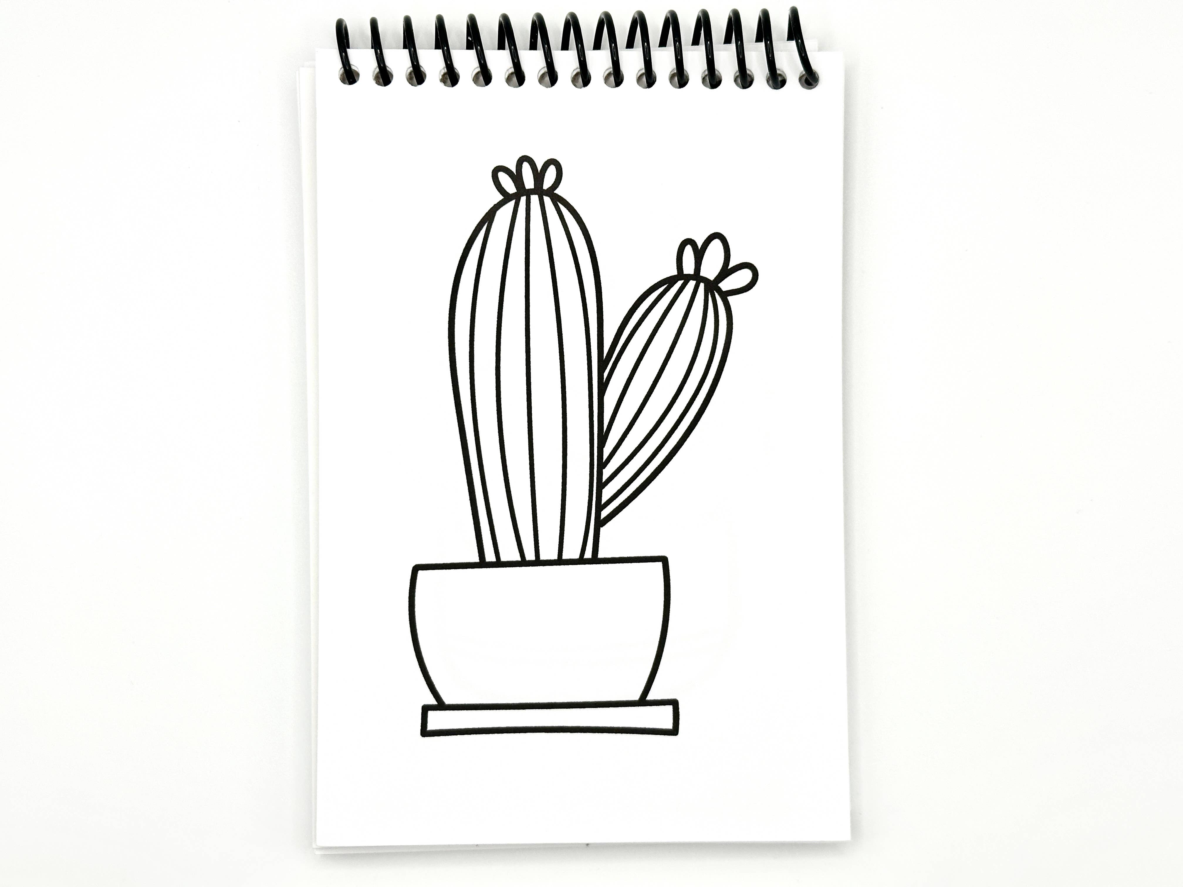 Elizabeth Riley Paperie - Wholesale Coloring & Activity Book - Adult - Small Coloring Book Houseplant Edition7