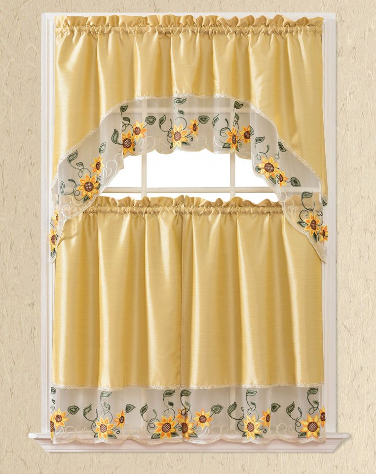 Jenin Home Furnishing Inc - Wholesale Curtain - BT547-POLYESTER KITCHEN CURTAIN0