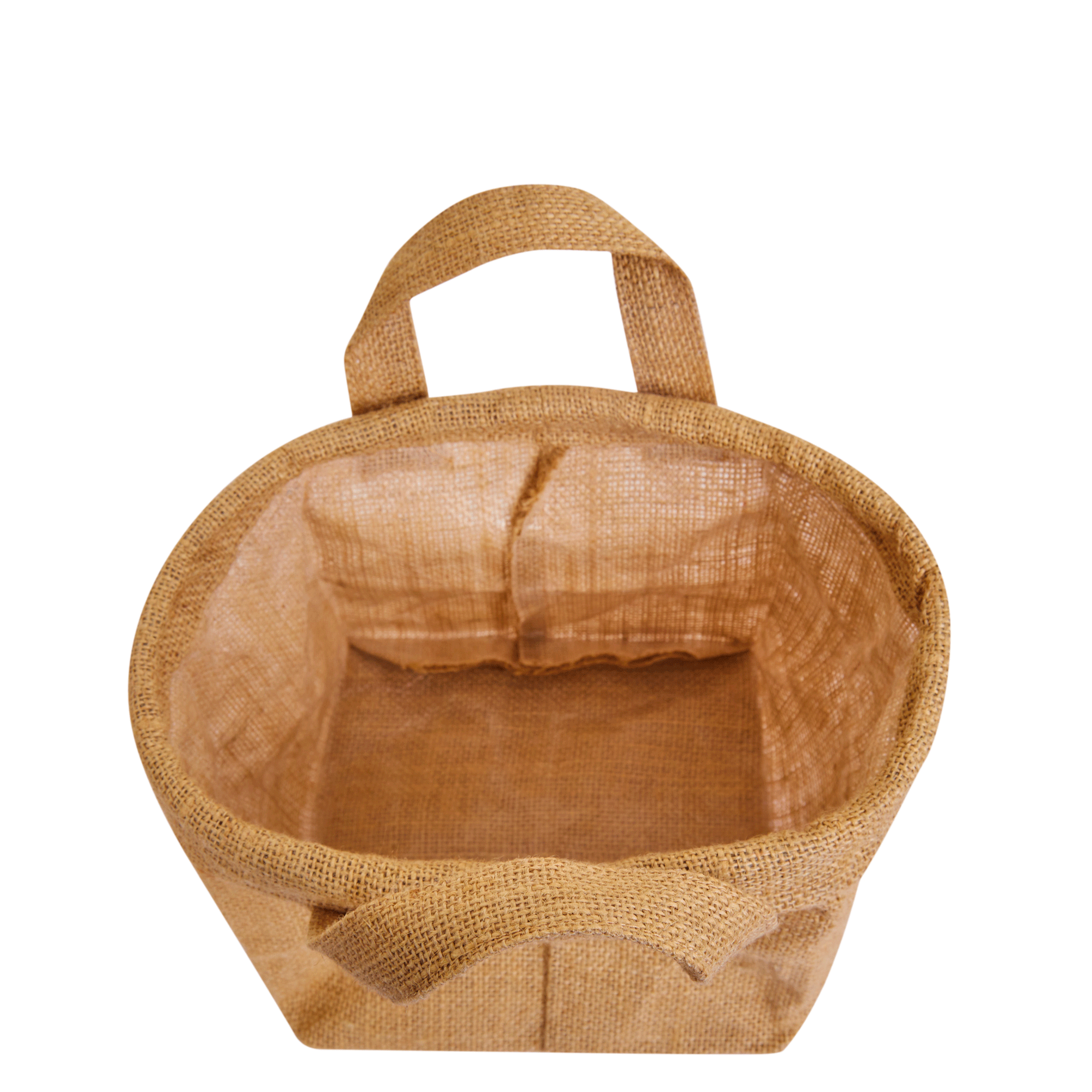 ecojutebags - Wholesale Storage Bag - Set of 8 Burlap Jute Baskets – Storage Bins with Handles5