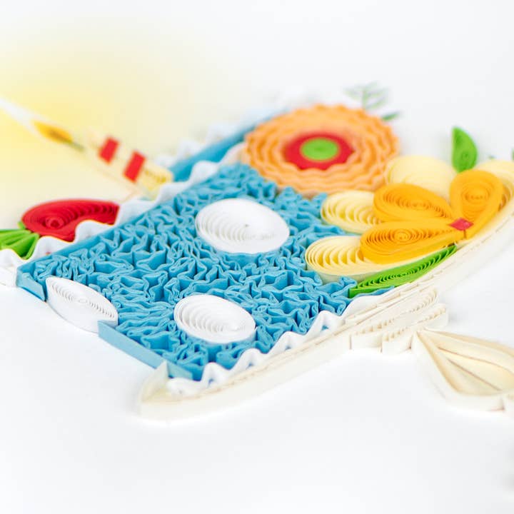 Quilling Card - Wholesale Birthday Card - Whimsical Birthday Cake1