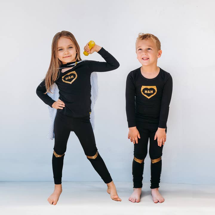 Power Playset: Galactic Black | Kid's Pajamas or Costume for wholesale by Hart&Hero LLC