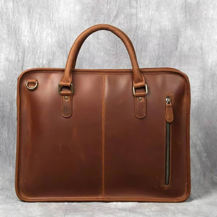 Steel Horse Leather – Großhandel Aktentasche – Unisex – Die Hemming Laptoptasche aus Leder | Aktentasche aus Vintage-Leder
