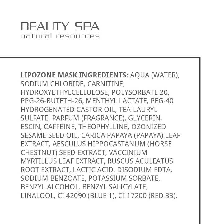 SPA INDUSTRY - Wholesale Body Cream/Lotion - Beauty Spa BODY SHAPING GEL MASK LIPOZONE MASK PLUS, 1000 ml