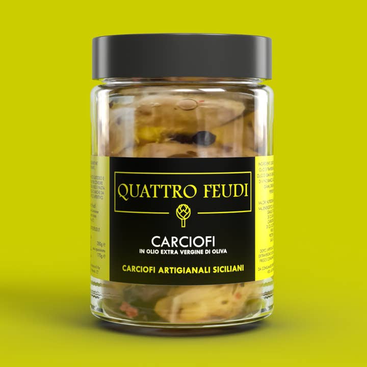 Quattro Feudi - Wholesale Pickled Vegetables - Artichokes in Extra Virgin Olive Oil0