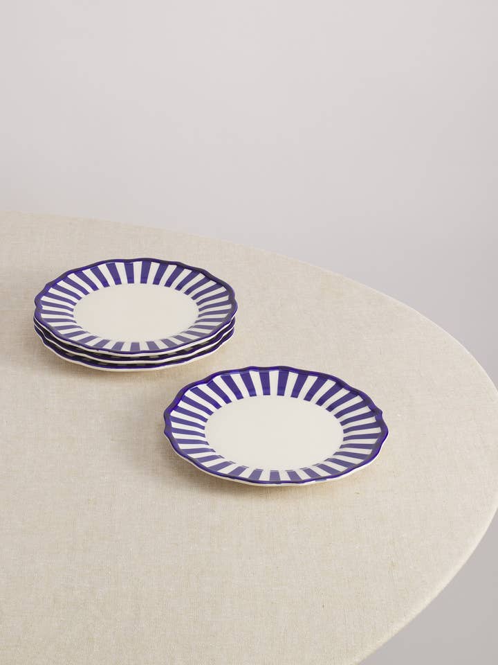 Riviera Hand-Painted Side Plate 9" for wholesale by Maison Madison Home