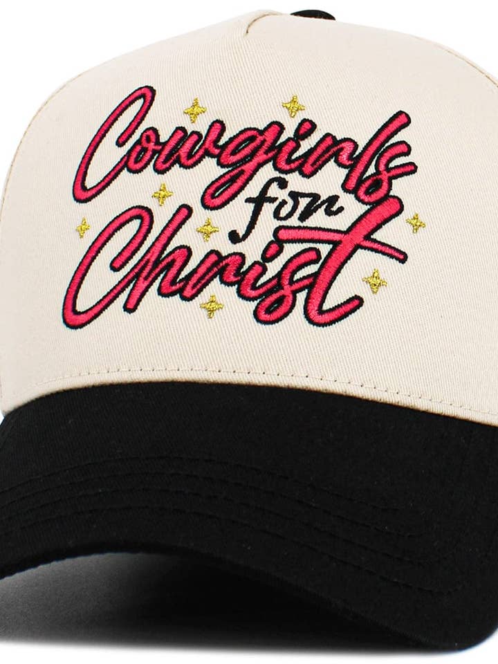 KBV1632 Cowgirls For Christ Five Panel Baseball Cap for wholesale by MiMi Wholesale