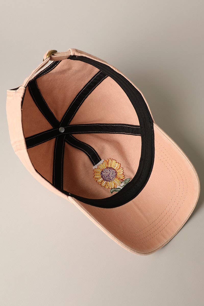 Fashion City - Venta al por mayor Gorra de béisbol - Mujer - Gorra de béisbol bordada girasol19